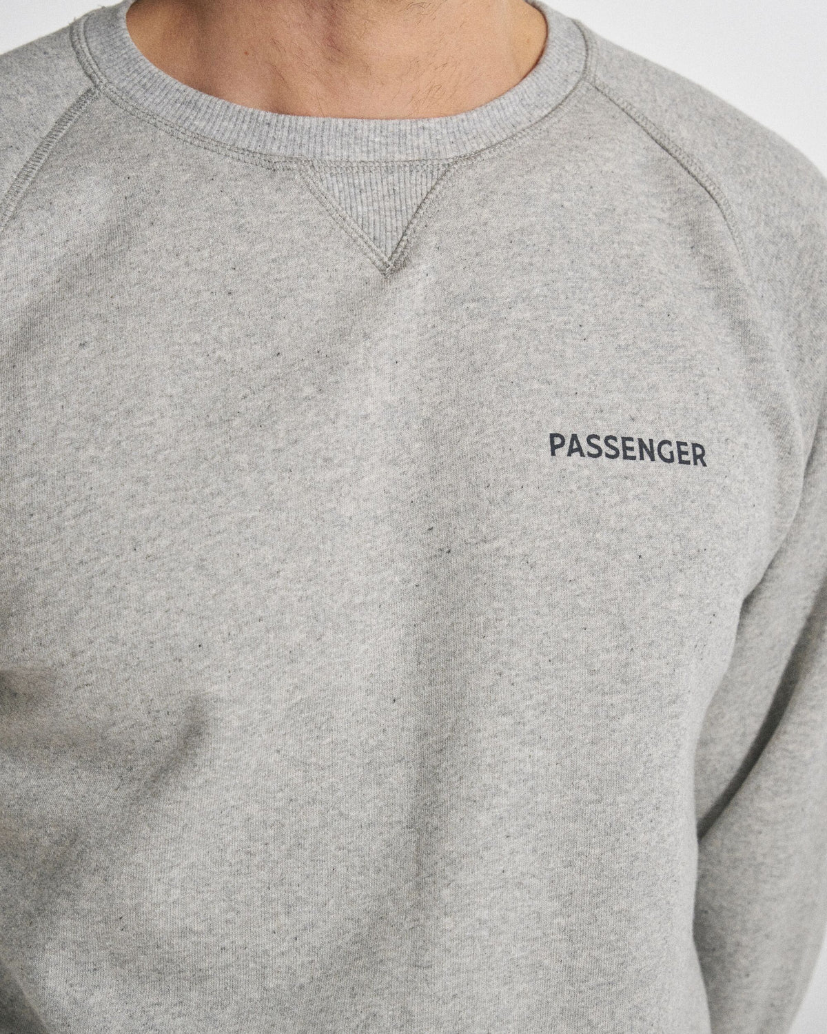 Roamer Men's Sweatshirt - Grey Marl - Studio Model