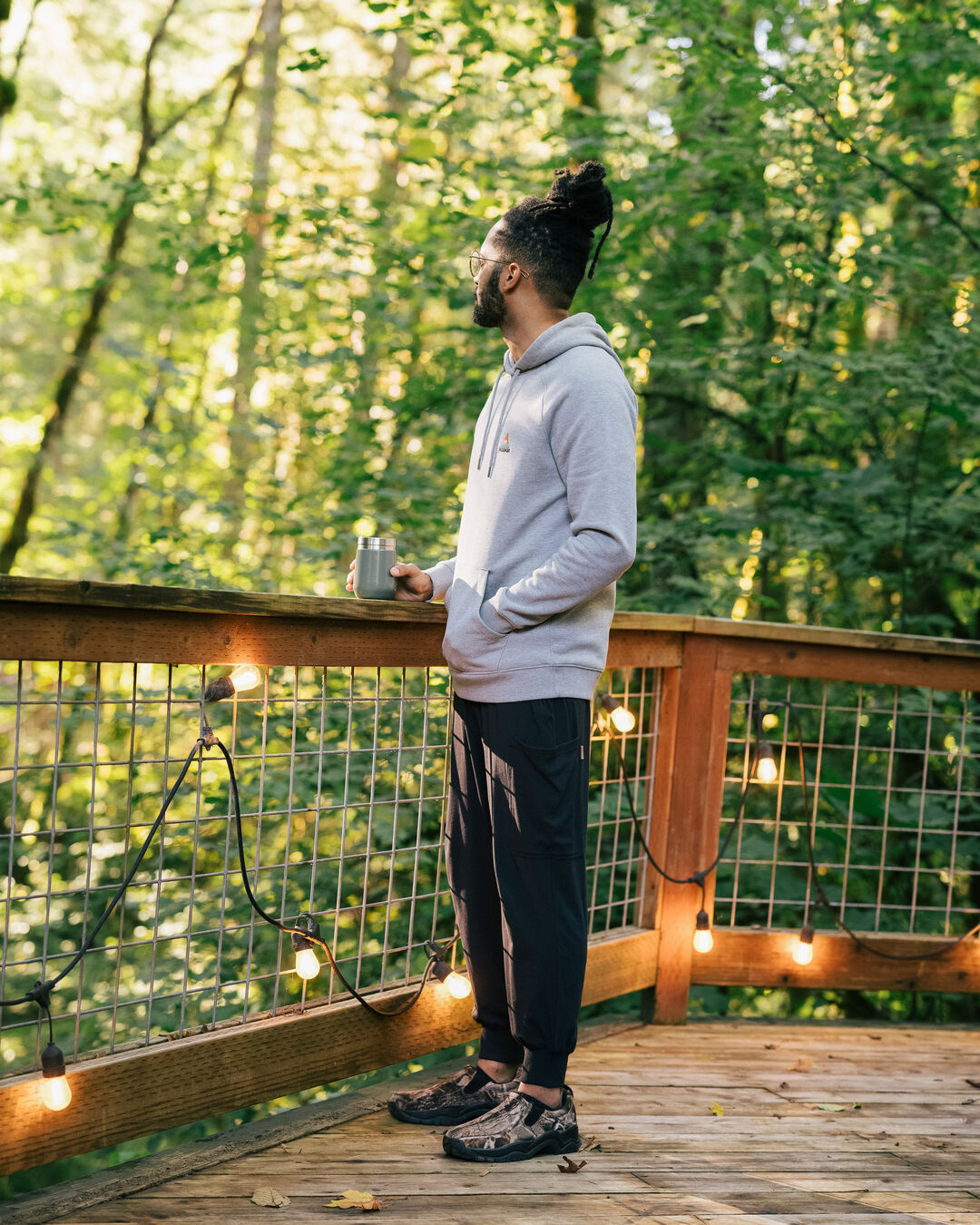 Vita Hoodie - Grey Marl - Lifestyle