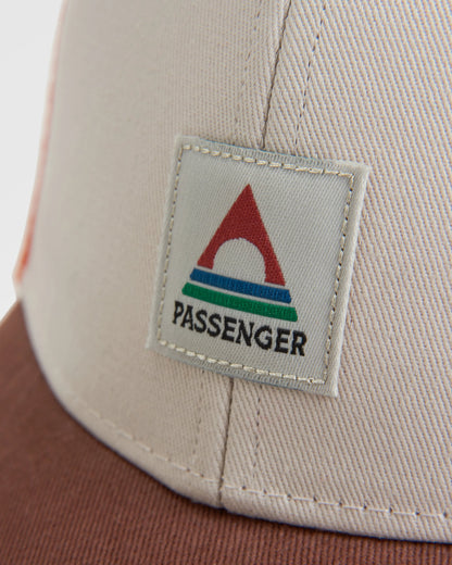Heritage Mesh Snapback Cap - Cappuccino - Flatlay