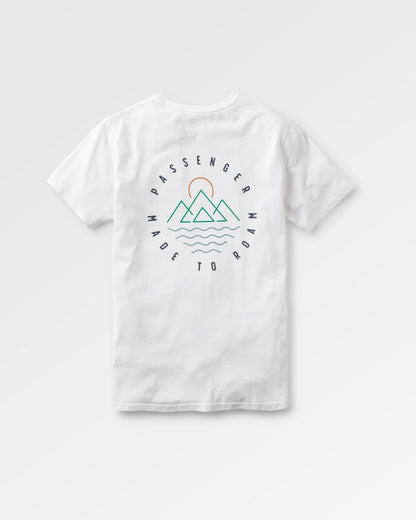 Escapism T-Shirt - White - Flatlay