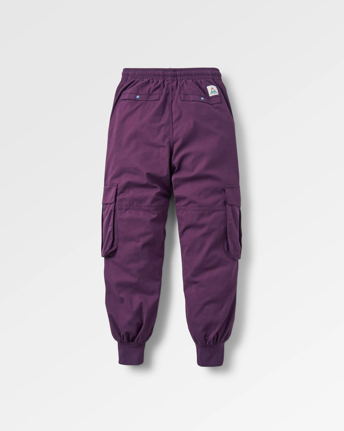 Hydrilla Cotton Trouser - Deep Plum - Flatlay