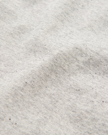 Heritage Relaxed Fit LS T-Shirt - Grey Marl - Flatlay