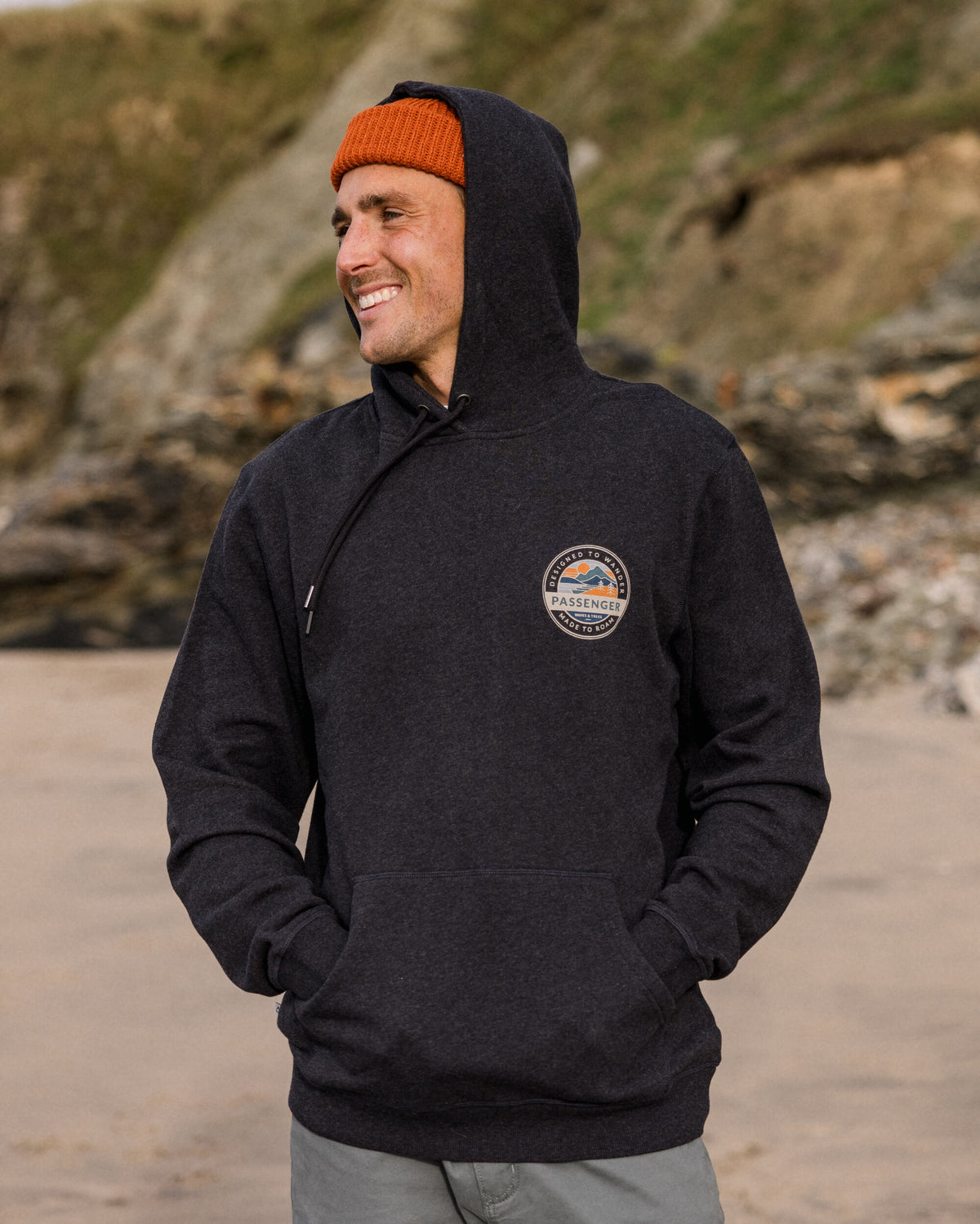 Odyssey Hoodie - Ebony Marl - Lifestyle - Male