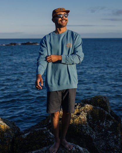 Oar Sweatshirt - Provincial Blue - Lifestyle