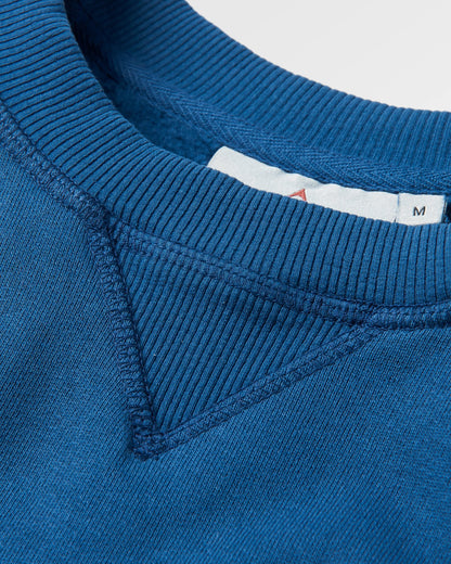 Heritage Men's Sweatshirt - Dark Denim - Flatlay