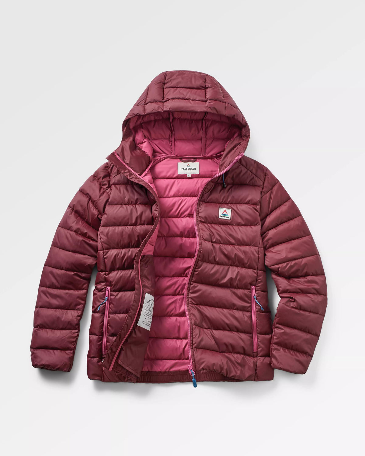 Pow Insulated Jacket - Wine - Flatlay