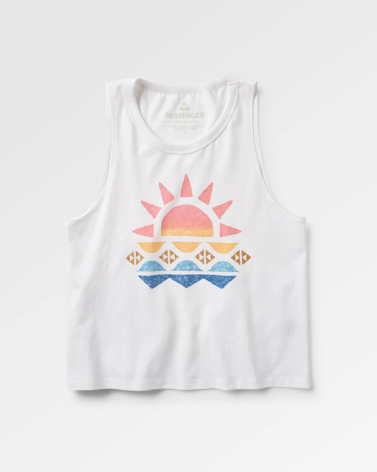 Sunray Vest - White - Flatlay