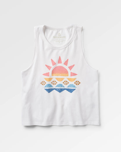 Sunray Vest - White - Flatlay