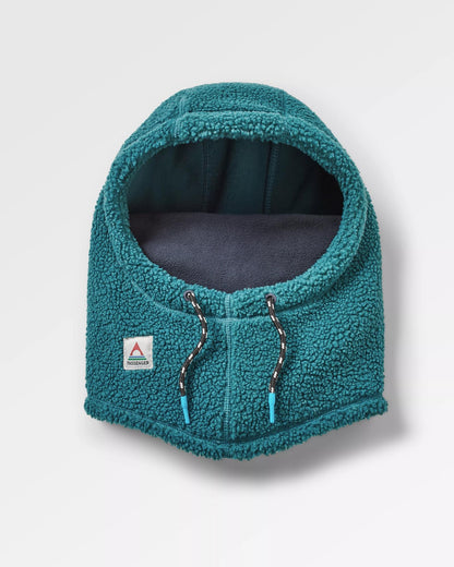 Snowdrift Fleece Hood - Mediterranean - Flatlay