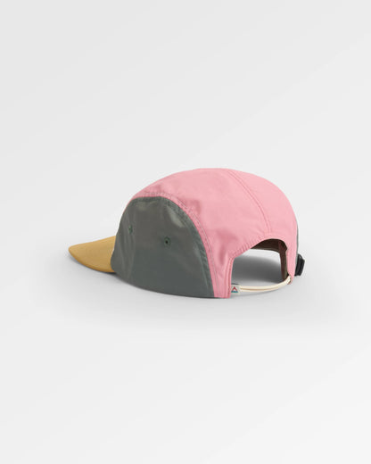 Emerge 5 Panel Trail Cap - Dusty Ochre/Dusty Olive - Flatlay