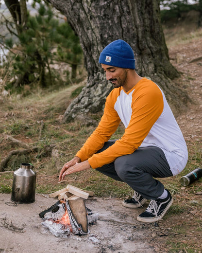 Purpose LS T-Shirt - Sunrise Orange/White - Lifestyle