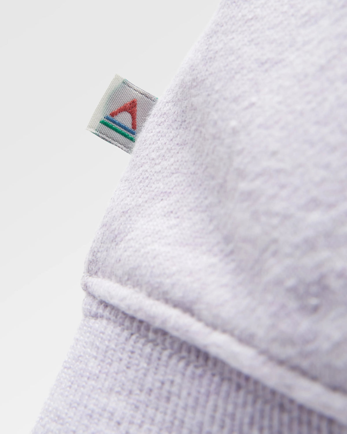 Laidback Cotton Hoodie - Lilac Mist Marl - Flatlay