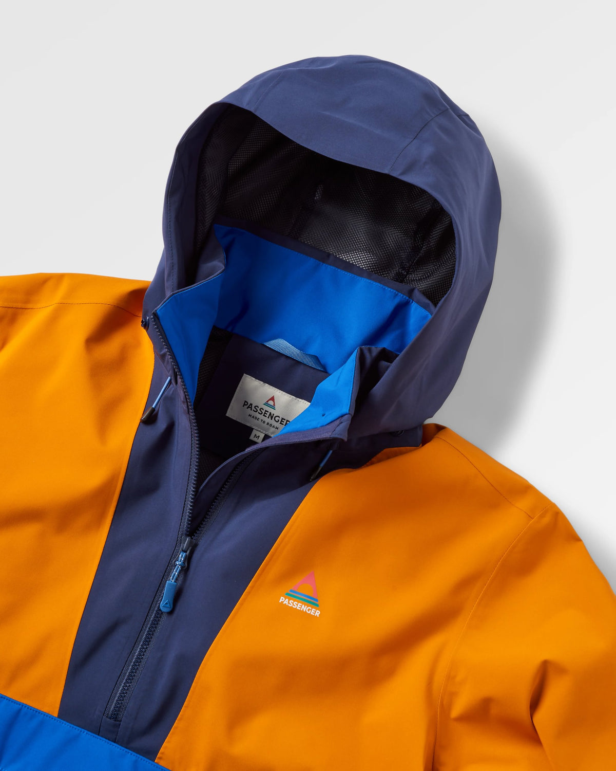 Skyline Waterproof Anorak - Sunrise Orange - Flatlay
