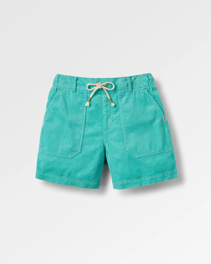 Avian Cord Short  - Aqua - Flatlay