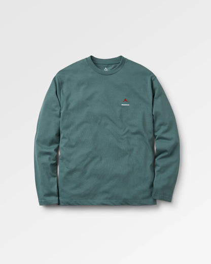 Vita Cotton Relaxed Fit LS T-Shirt - Deep Ocean - Flatlay