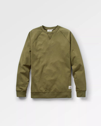 Heritage Men's Sweatshirt - Khaki - Flatlay