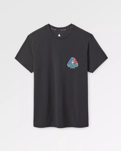 Aurora Active T-Shirt - Black - Flatlay
