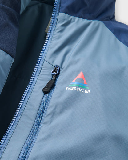 Daybreak Lightweight Thermore® Hoodless Jacket - Rich Navy/Storm Grey/Dark Denim - Flatlay