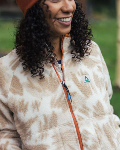 Fairbanks Full Zip Sherpa Fleece - Abstract Mountain Birch - Lifestyle