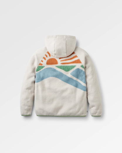 North Coast Vista Full Zip Sherpa Fleece - Oatmeal - Flatlay