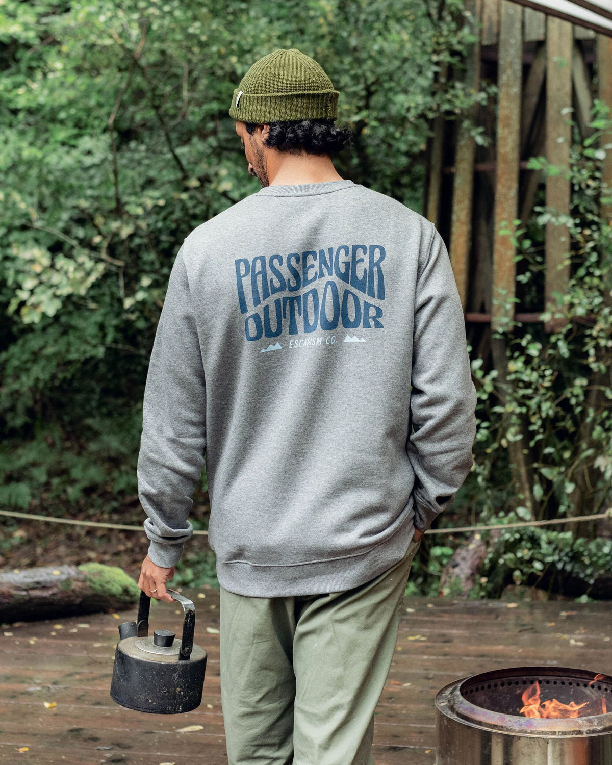 Yuca Sweatshirt - Dark Grey Marl - Lifestyle