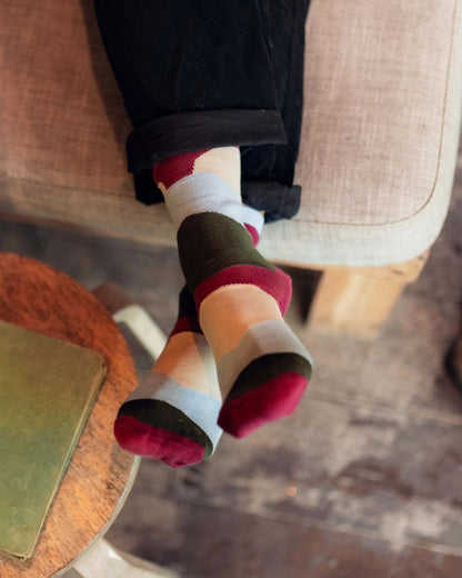 Vista Socks - Rhubarb - Lifestyle