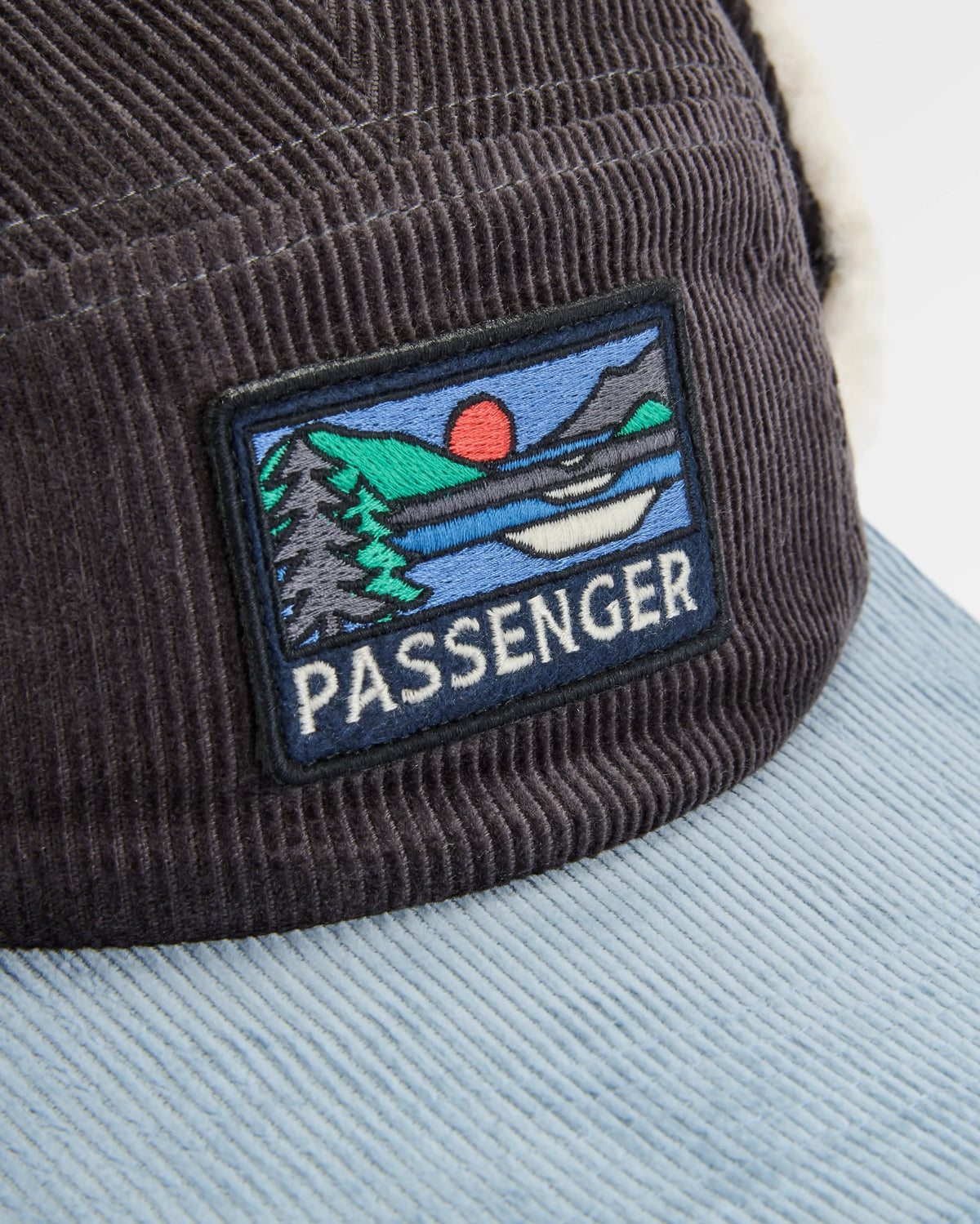 Daytime Sherpa Lined Hat - Charcoal - Flatlay