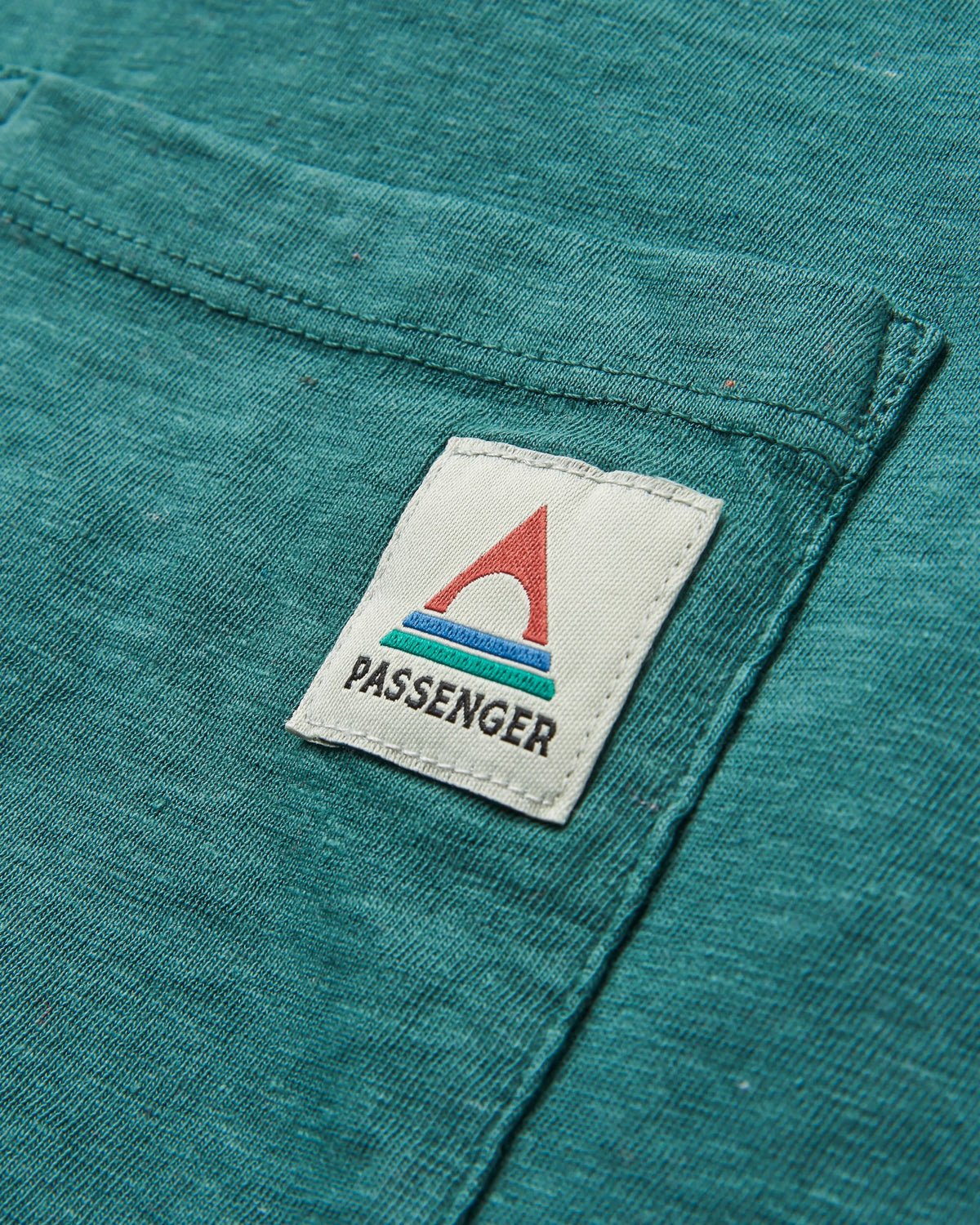 Heritage Relaxed Fit T-Shirt - Deep Ocean Marl - Flatlay