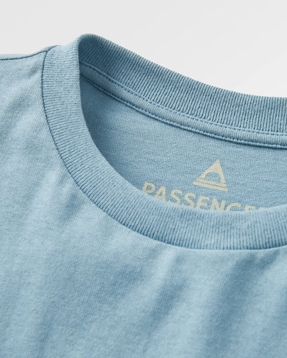 Dawning T-shirt - Faded Denim - Flatlay