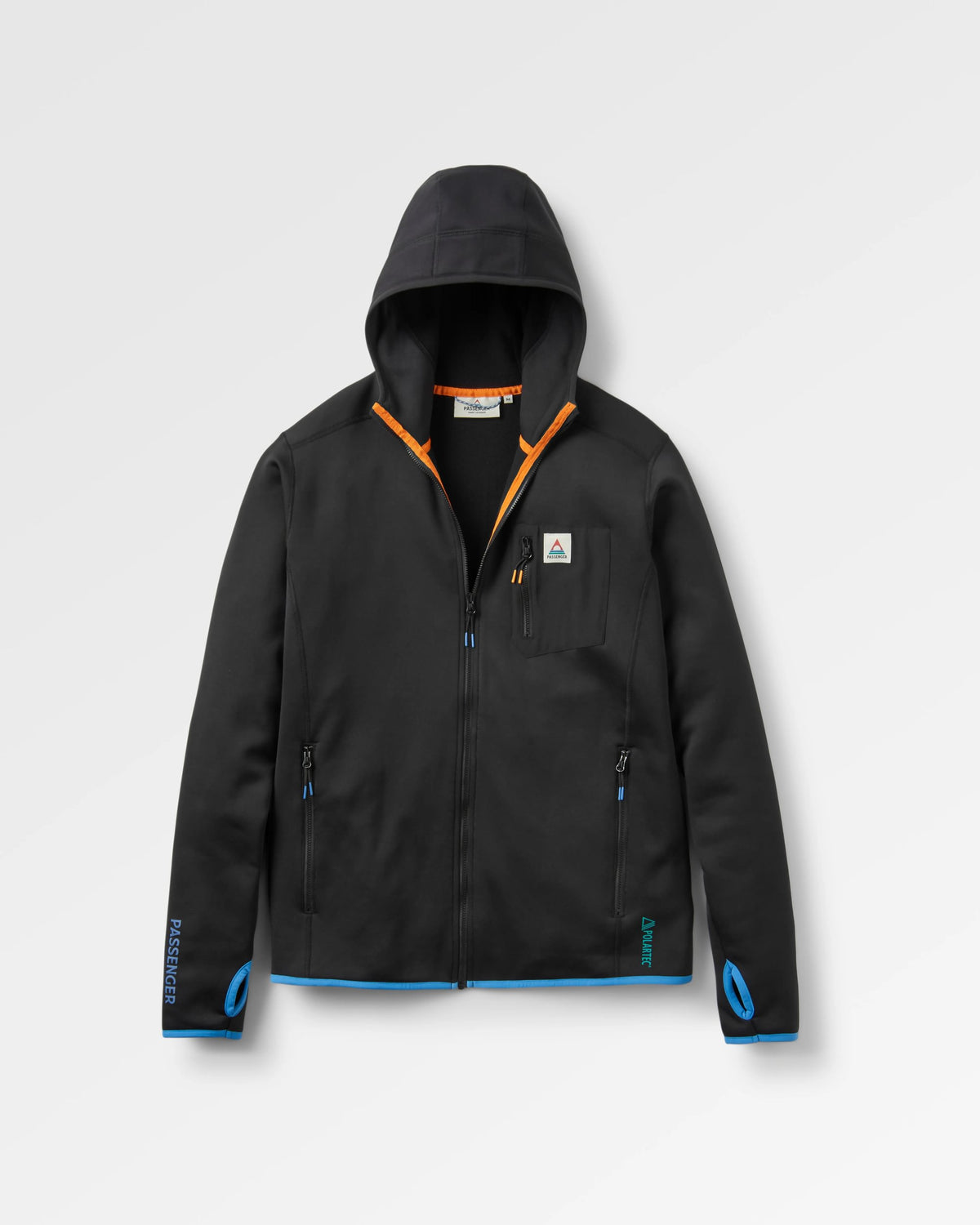 Solitude Polartec® Fleece Hoodie - Black - Flatlay