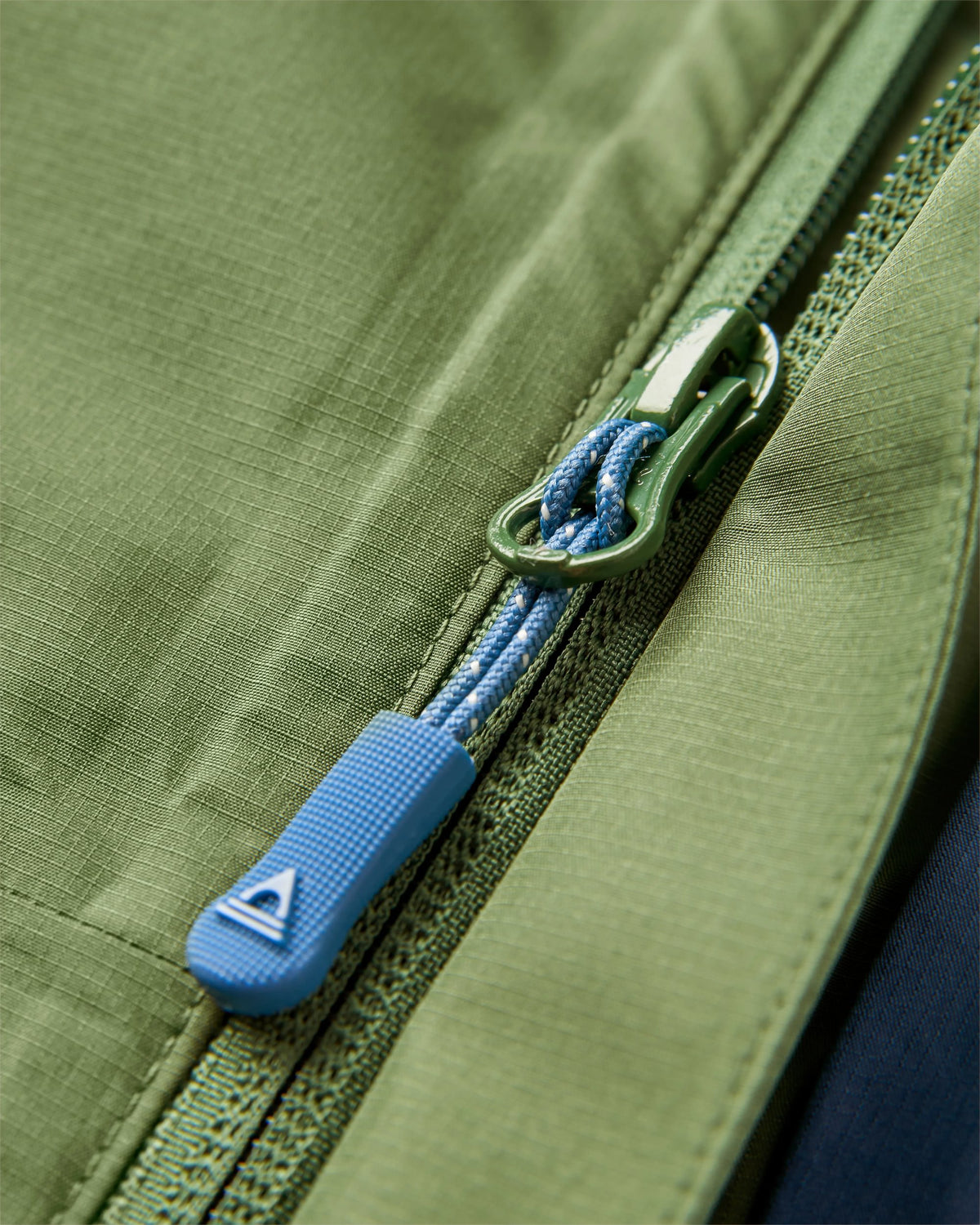 Trailscape Men's Waterproof Jacket - Dark Denim/Wild Green - Flatlay