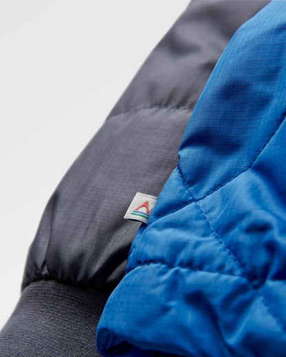 Oceanic Insulated Anorak - Azure Blue/Charcoal - Flatlay