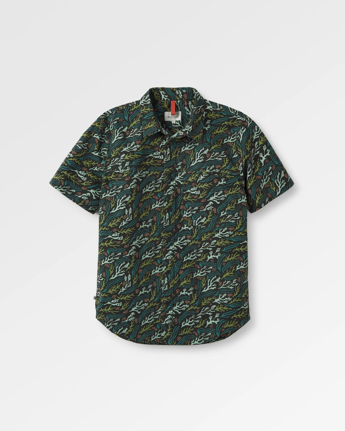 Way Ripstop Short Sleeve Shirt - Ocean Current Black - Flatlay