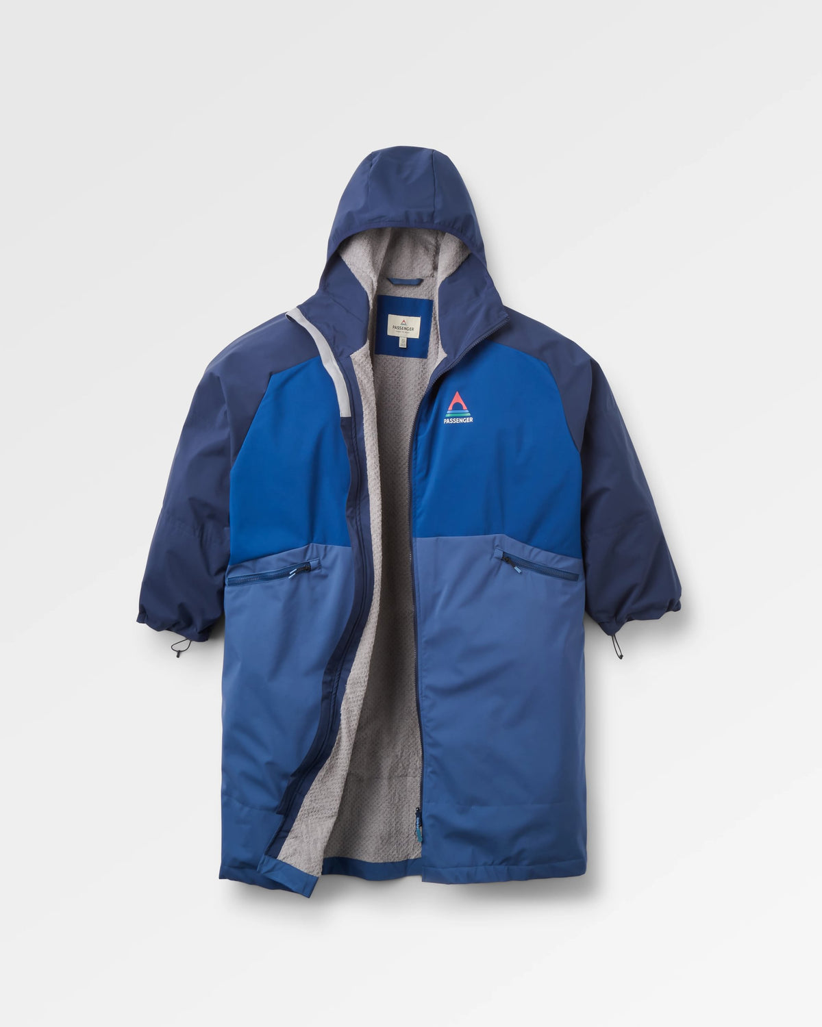 Riptide Packable Changing Robe - Rich Navy/Dark Denim - Flatlay