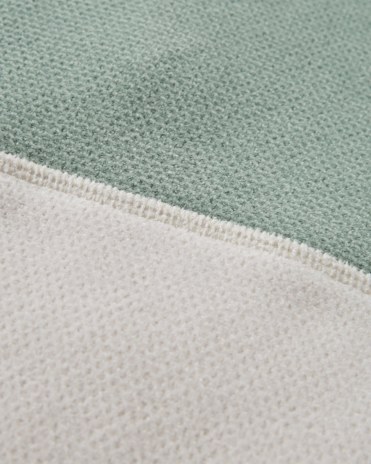 Snowdrop Polartec® Fleece - Pistachio/Birch - Flatlay
