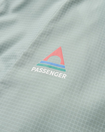 Viento Windshell Jacket - Pistachio/Dark Denim - Flatlay