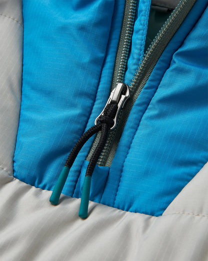 Ocean Insulated Anorak - Pebble Grey - Flatlay