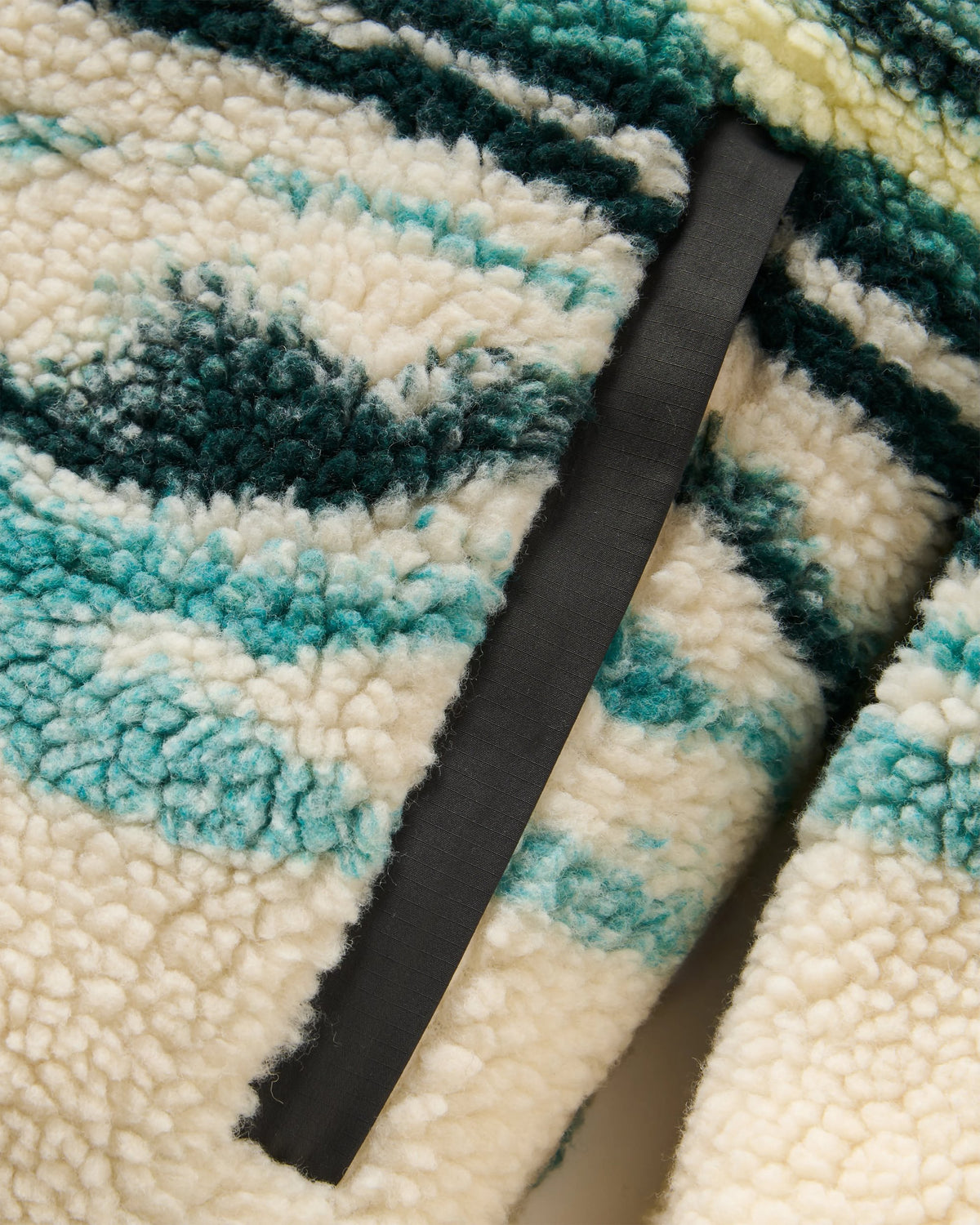 Offroad Sherpa 1/2 Zip Fleece - Reflection Birch - Flatlay