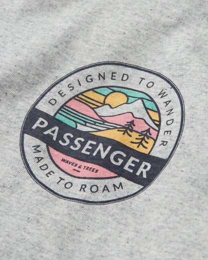 Odyssey LS T-Shirt - Mid Grey Marl - Flatlay