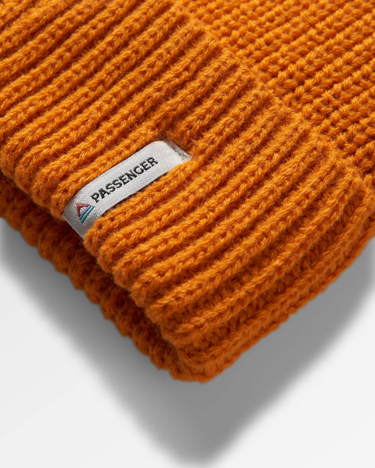 Compass Beanie - Sunrise Orange - Flatlay