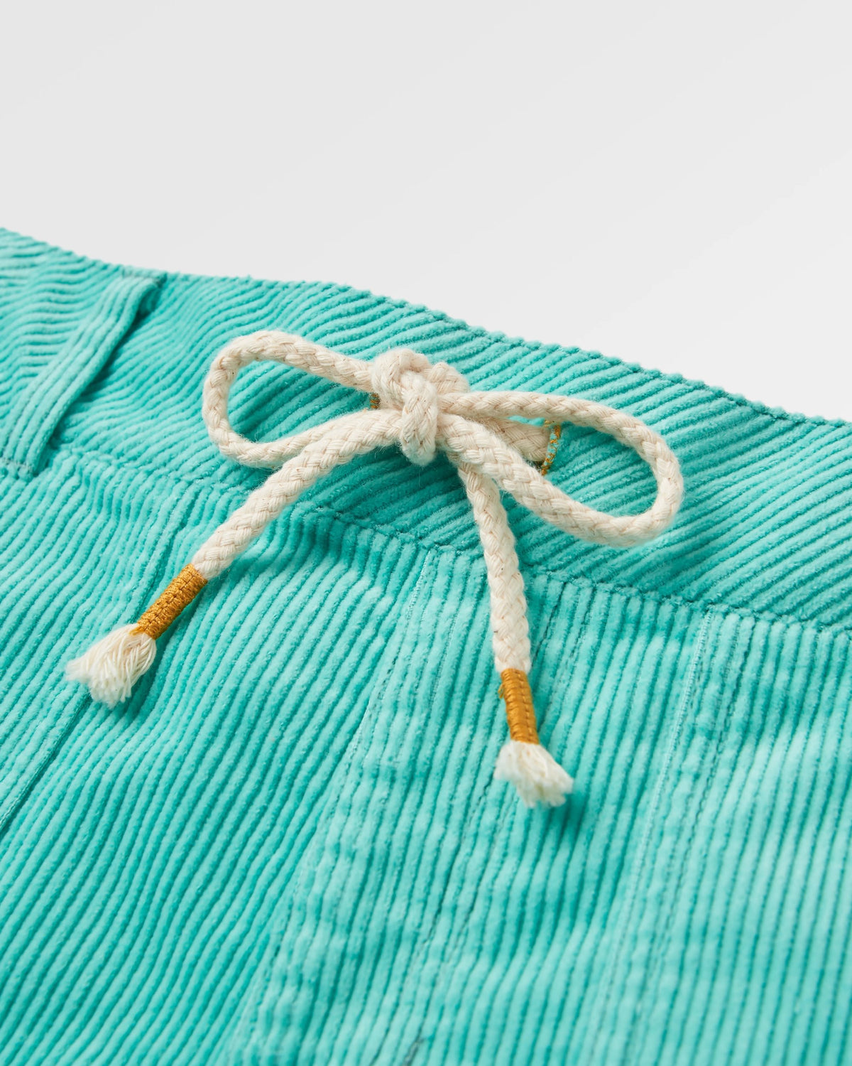 Avian Cord Short  - Aqua - Flatlay