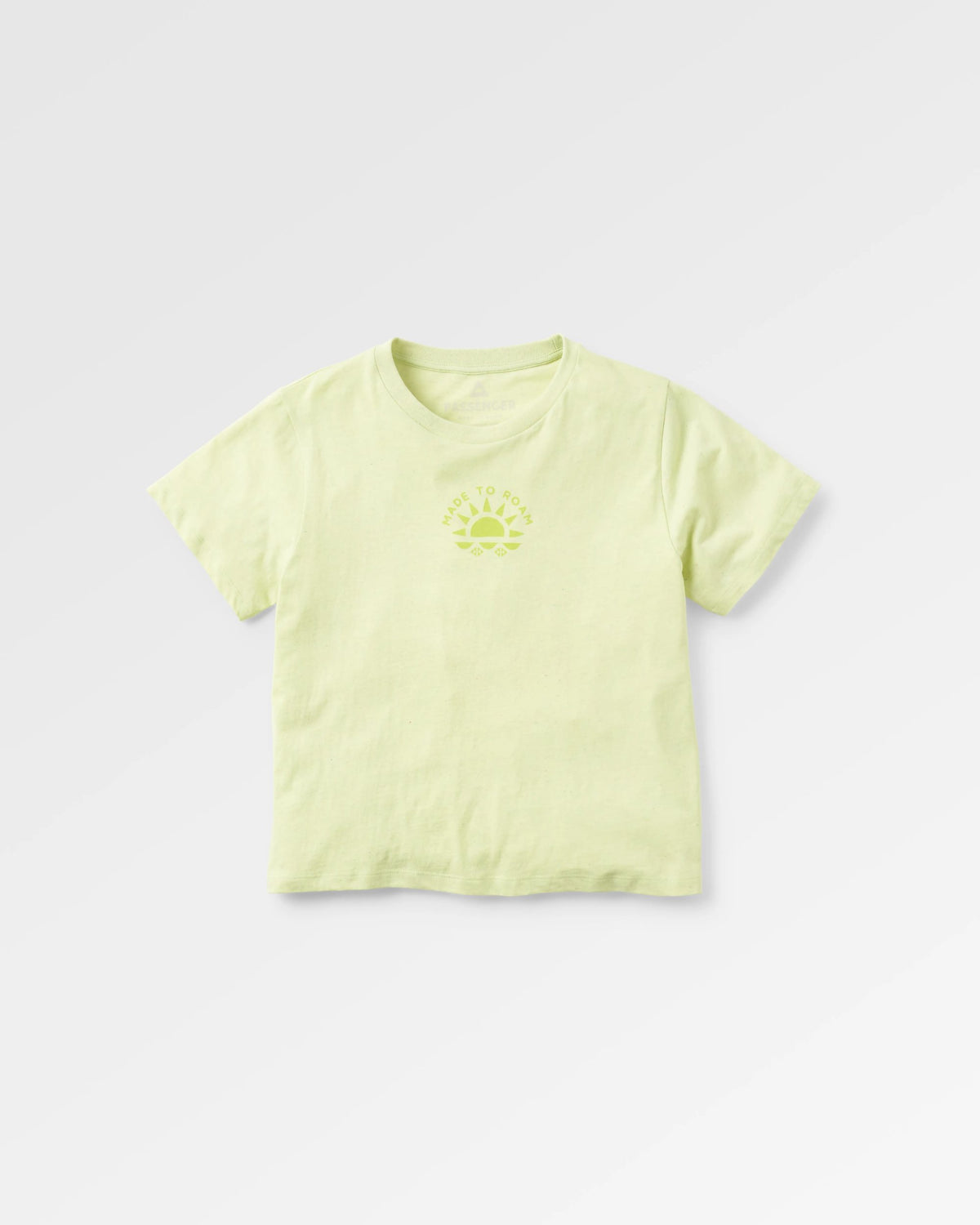 Sunburst T-Shirt - Soft Lime Juice - Flatlay