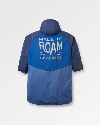 Riptide Packable Changing Robe - Rich Navy/Dark Denim - Flatlay