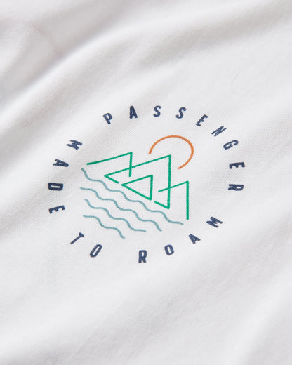 Escapism LS T-Shirt - White - Flatlay