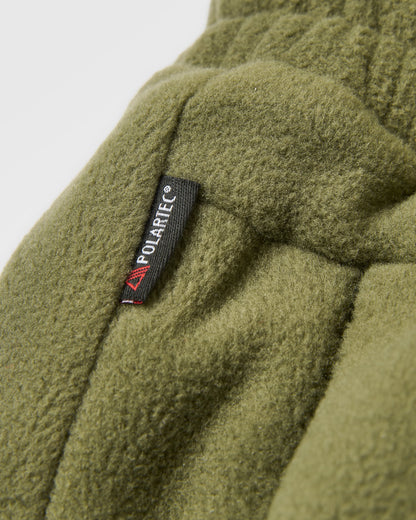 Woodland Polartec® Fleece Jogger - Khaki - Flatlay