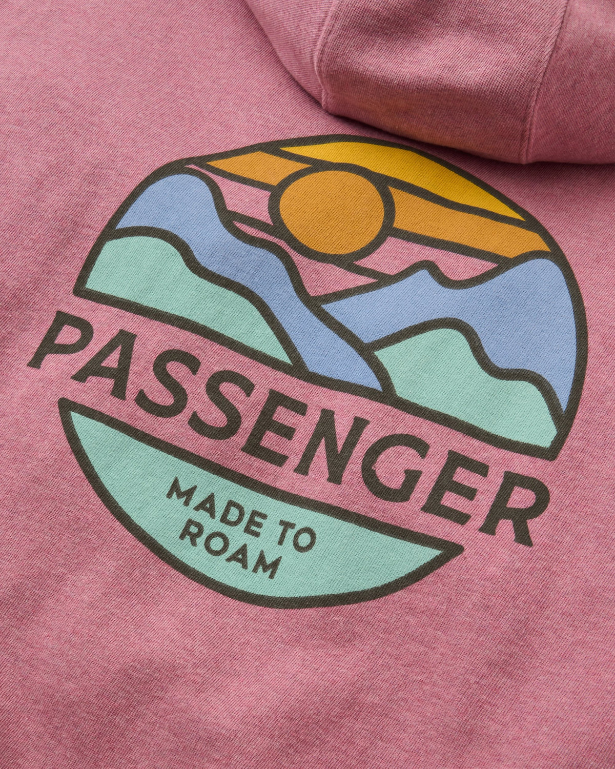 Laidback Hoodie - Pink Haze - Flatlay