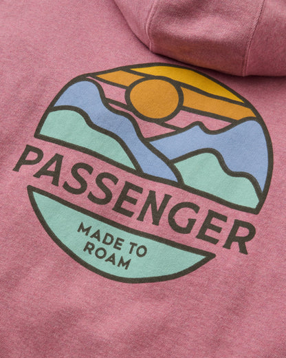 Laidback Hoodie - Pink Haze - Flatlay