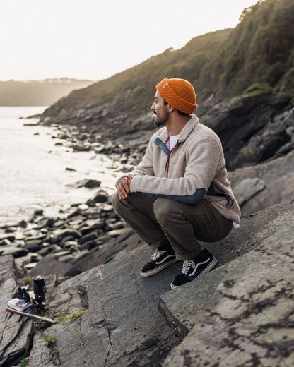 Muse Polar-Lined Sherpa Fleece - Pebble Grey - Lifestyle