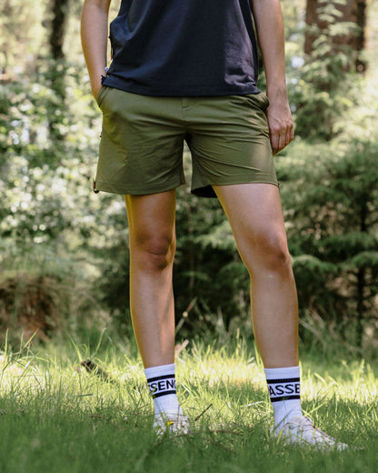 365 Trail Roll Up Short - Khaki - Lifestyle