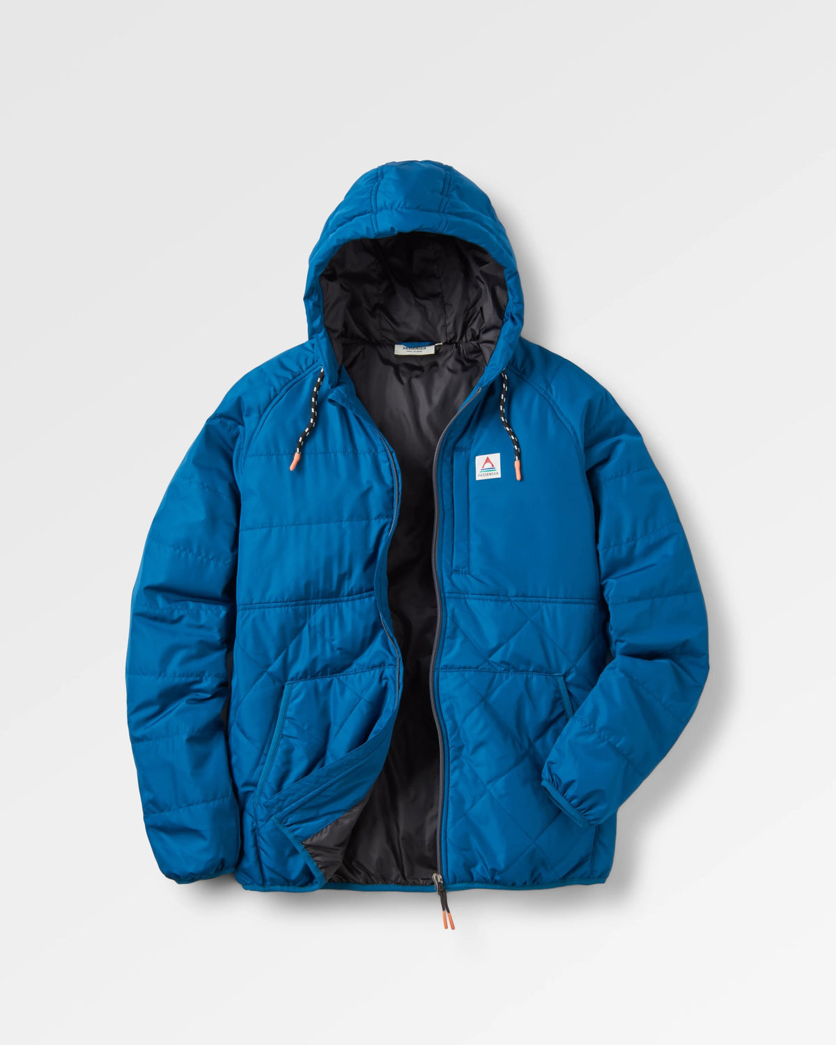 Dylan Insulated Full Zip Jacket - Tidal Blue - Flatlay